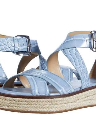 Босоножки michael kors darby sandal blue pale