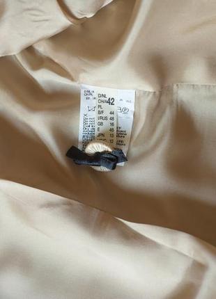 Молочный котоновый женский пиджак gerry weber, размер xl, 2xl8 фото