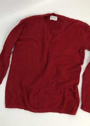 Мужская качественная осення кофта свитер красного цвета wearecph2 фото