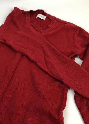 Мужская качественная осення кофта свитер красного цвета wearecph5 фото