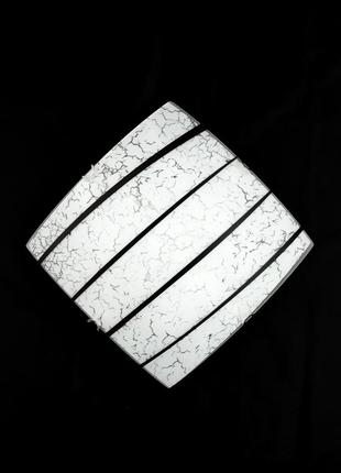 Стельова люстра світильник квадрат на 2 лампи