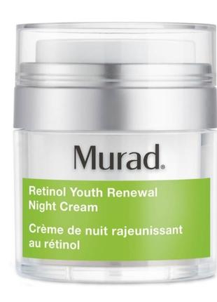 Оновлювальний нічний крем із ретинолом murad  retinol youth renewal night cream, 50 мл