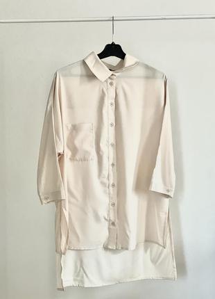 Блузка бежевая женская trand