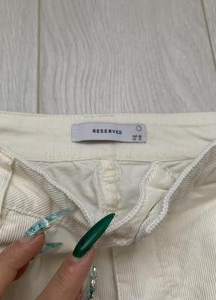 Жіночі молочні джинси літні reserved розмір 38 м3 фото