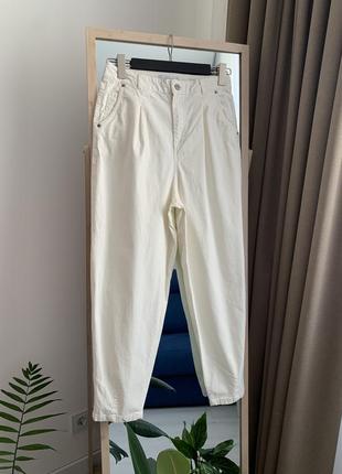 Женские молочные джинсы летние reserved размер 38 м5 фото
