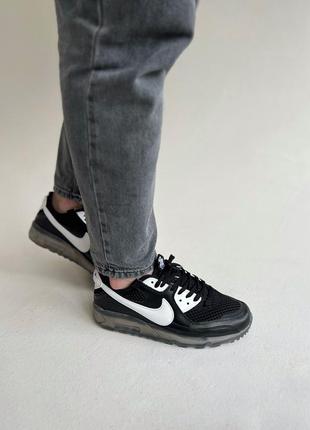 Коосівки чоловічі nike air max 2015 online putlocker terrascape(шкіряні вставки) чорні дихаючи текстиль + шкіра