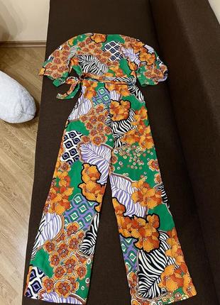Яркий летний костюм bisou’s project цветочный принт2 фото