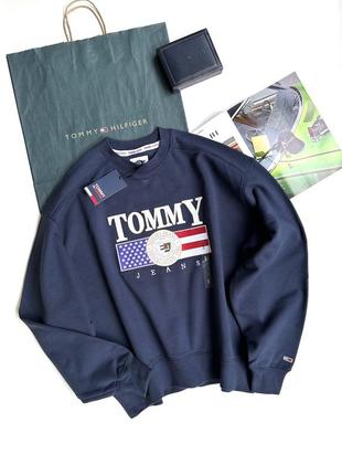 Кофта світшот чоловічий tommy hilfiger  кофта свитшот мужской томми хилфигер  оригінал