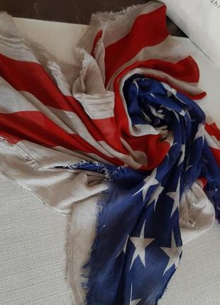 Хустка палантин платок американский прапор4 фото
