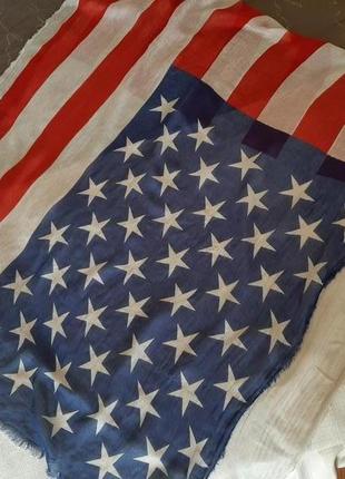 Хустка палантин платок американский прапор5 фото