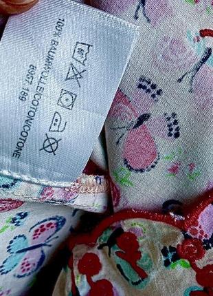 Легеньке бавовняне плаття сукня для дівчинки 5