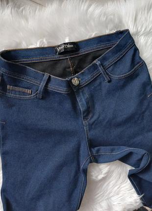 Синие джинсы, синие скинни3 фото