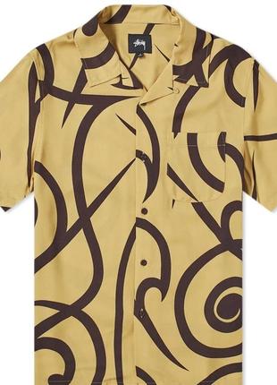 Рубашка сорочка stussy tribal pattern shirt