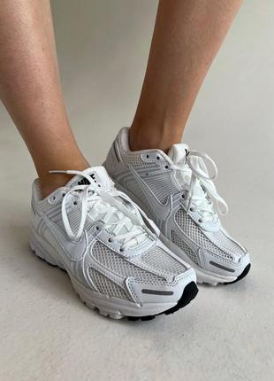 Женские кроссовки сетка nike zoom vomero 5 sp white белые удобные кроссовки белого цвета из текстиля сетки