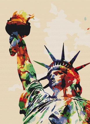 Картина за номерами 40х50 на дерев'яному підрамнику "фарби свободи" bs51411