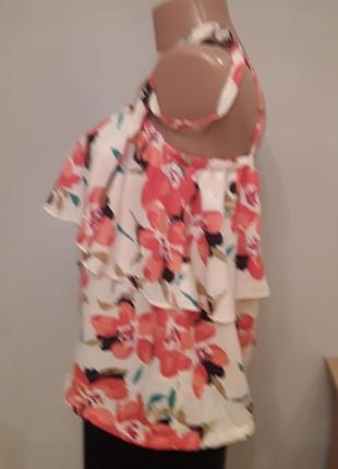 Стильная брендовая оригинальная блузка на одной лямке3 фото