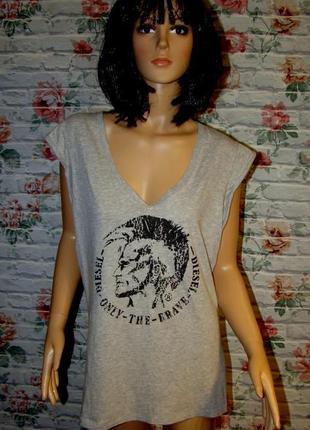 Бавовняна футболка (майка) diesel оригінал р.m/l