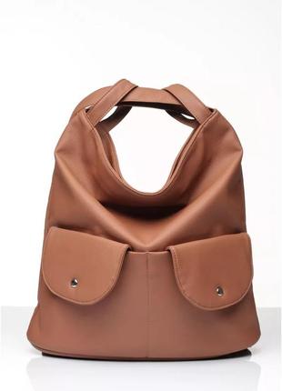 Женский рюкзак sambag asti xkh коричневый6 фото