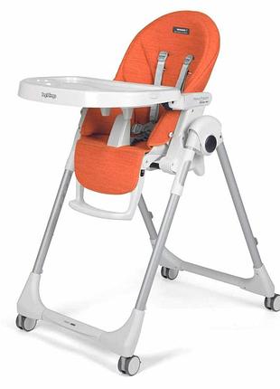 Стульчик для кормления peg-perego prima pappa follow me wonder orange