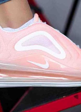 Nike air max 720 pink white1 фото