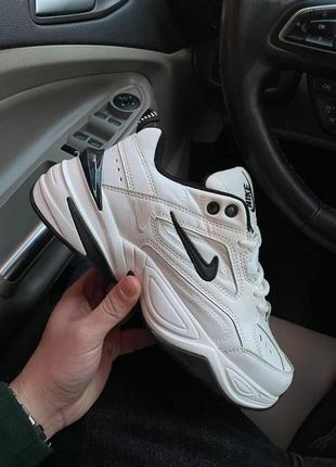 Nike m2k tekno white black1 фото