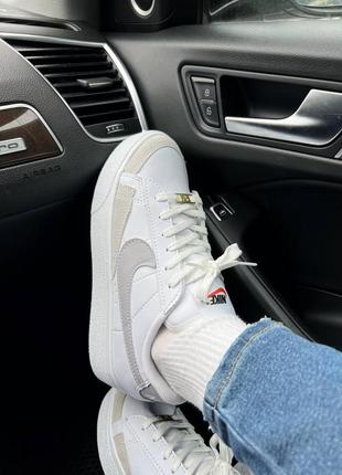 Женские кроссовки nike blazer low найк блейзер3 фото