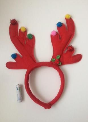 Обруч олени рожки