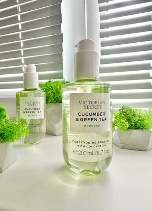 Victoria’s secret cucumber &amp; green teaо-масляное масло масло масло виктория сикрет