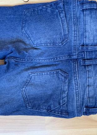 Фирменный джинсовый комбинезон pepperts малышке 6-7 лет состояние отличное6 фото