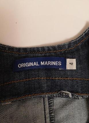 Джинсовая желеточка бренда original marines на 4 годика3 фото