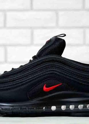 Жіночі кросівки nike air max 97 black red