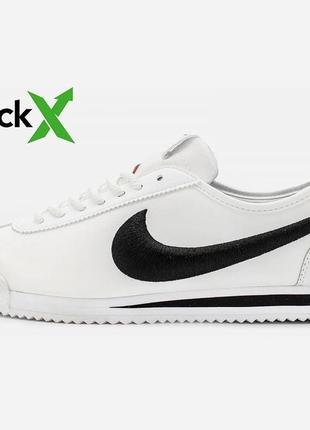 Мужские кроссовки  nike  cortez "white/black"