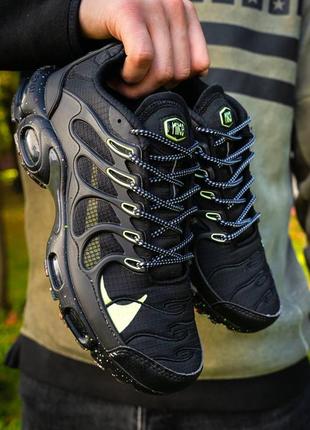 Мужские кроссовки  nike air max tn  terrascape plus black green