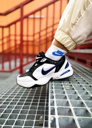 Nike air monarch white blue