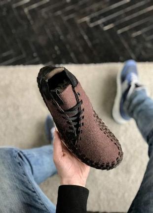 Мужские кроссовки   nike footscape woven brown найк