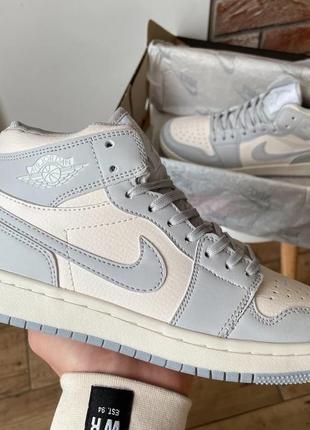 Женские кроссовки  nike air jordan 1 blue 2 36