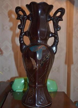 Винтажная   ваза керамическая