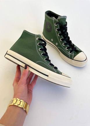 Кеди жіночі converse chuck 70 classic high top green конверс