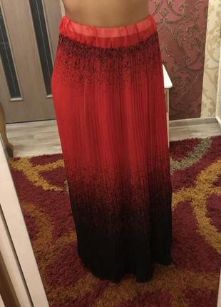 Юбка гофрированная