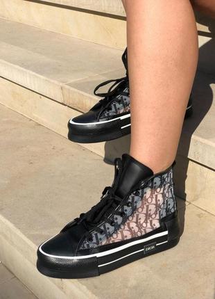 Кеди жіночі converse x dior black конверс