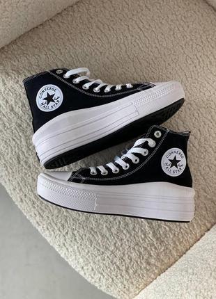 Женские кеды   converse chuk taylor all star move high top