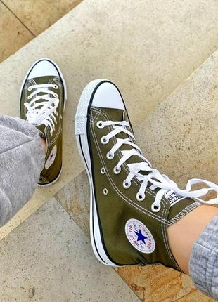 Женские кеды   converse chuck 70 classic high top khaki