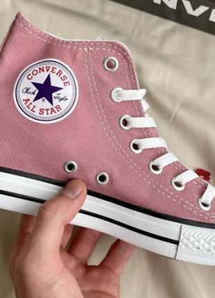 Жіночі кеди converse chuck taylor all star hi 'pink'