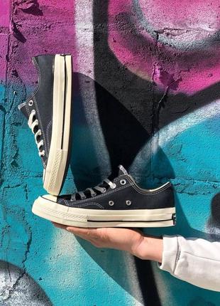 Жіночі кеди converse chuck 70 classic low-top black