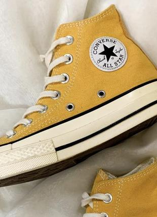 Женские кеды   converse chuck 70 classic high top orange