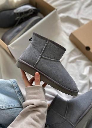 Женские ботинки ugg classic mini  сапоги, угги зимние7 фото