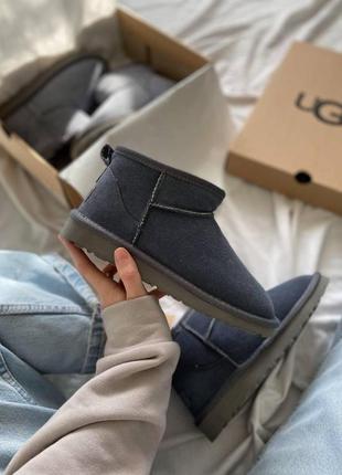 Женские ботинки ugg ultra mini ii boot shade сапоги, угги зимние5 фото