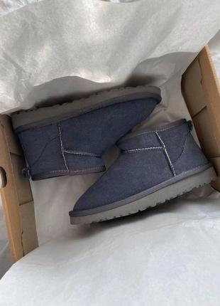 Женские ботинки ugg ultra mini ii boot shade сапоги, угги зимние6 фото