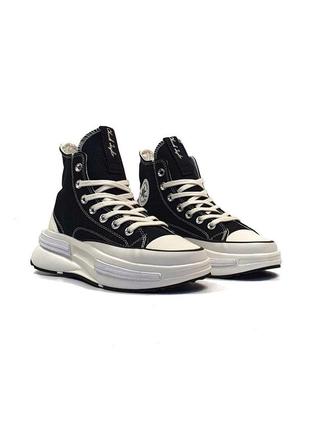 Женские кеды   converse run star legacy cx black white