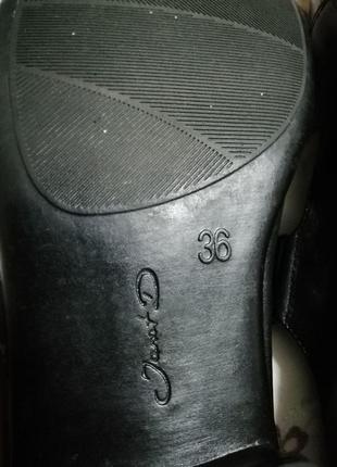Женские кожаные туфли  janet d 35-36размер 23см стелька5 фото